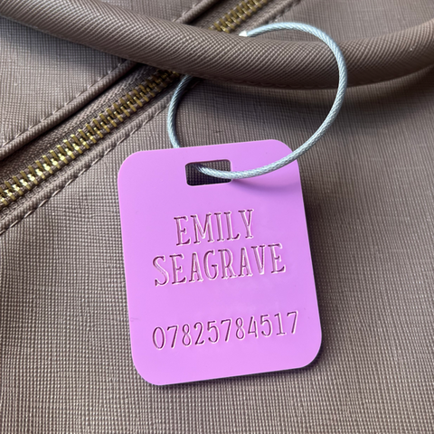 Engraved Luggage Tags!