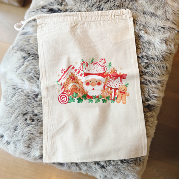 Santa's Bakery Medium Sack - End Of Season Sale - Pretty Perfect Gifts uk