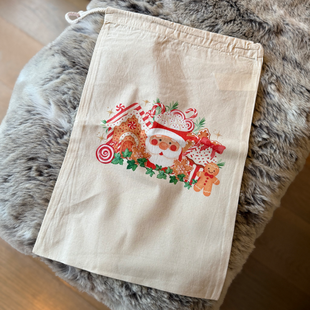 Santa's Bakery Medium Sack - End Of Season Sale - Pretty Perfect Gifts uk