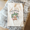 Merry Christmas Pink Teddy Medium Sack - End Of Season Sale - Pretty Perfect Gifts uk