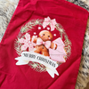 Gingerbread Wreath Medium Sack - End Of Season Sale - Pretty Perfect Gifts uk