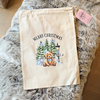 Merry Christmas Blue Teddy Medium Sack - End Of Season Sale - Pretty Perfect Gifts uk