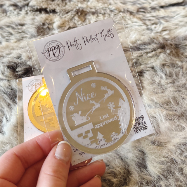 Nice List Medal - End Of Season Sale - Pretty Perfect Gifts uk