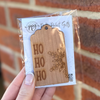 HO HO HO Wooden Tag - End of Season Sale - Pretty Perfect Gifts uk