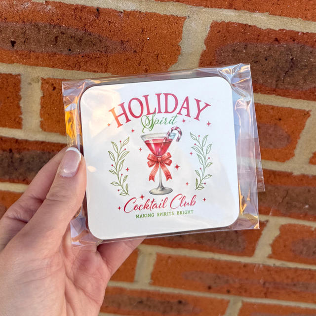 Holiday Sprit Coaster - End of Season Sale - Pretty Perfect Gifts uk