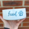 Food Blue Pet Bowl - End of Season Sale - Pretty Perfect Gifts uk