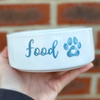 Food Blue Pet Bowl - End of Season Sale - Pretty Perfect Gifts uk