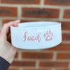 Food Light Pink Pet Bowl - End of Season Sale - Pretty Perfect Gifts uk