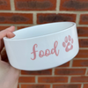 Food Light Pink Pet Bowl - End of Season Sale - Pretty Perfect Gifts uk