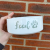 Food Sage Green Pet Bowl - End of Season Sale - Pretty Perfect Gifts uk