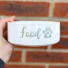 Food Sage Green Pet Bowl - End of Season Sale - Pretty Perfect Gifts uk