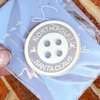 Santa's Lost Button Gold - End of Season Sale - Pretty Perfect Gifts uk