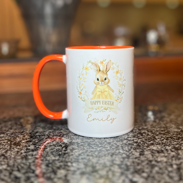 Easter Bunny Name Mug - Pretty Perfect Gifts uk