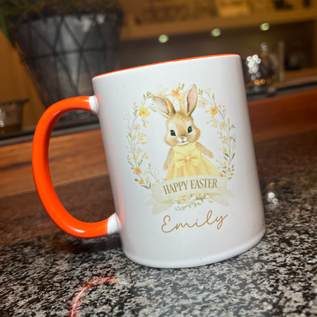 Easter Bunny Name Mug - Pretty Perfect Gifts uk