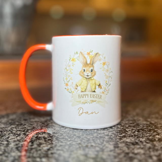 Easter Bunny Name Mug - Pretty Perfect Gifts uk