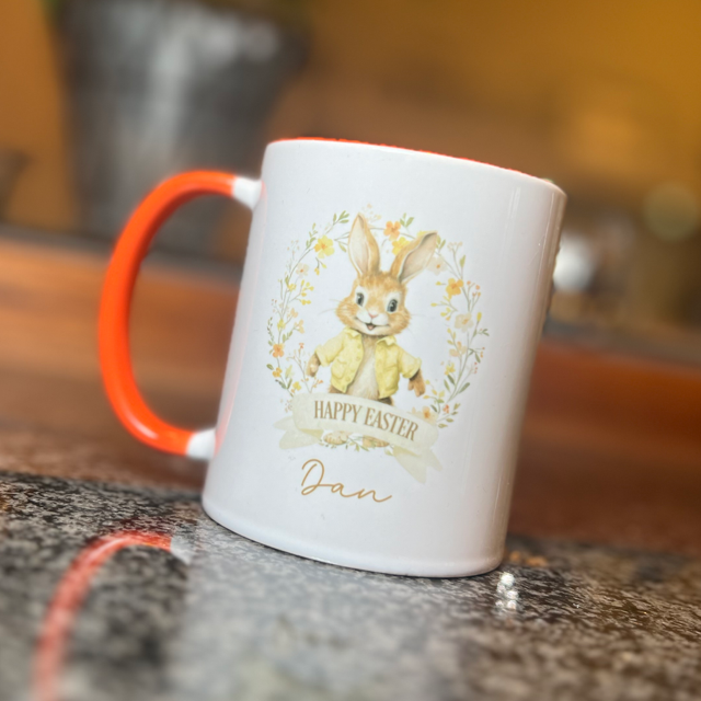 Easter Bunny Name Mug - Pretty Perfect Gifts uk