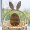 Easter Basket Personalised Tag & Basket Set - Pretty Perfect Gifts uk