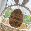 Easter Basket Personalised Tag & Basket Set - Pretty Perfect Gifts uk