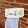 Food Sage Green Pet Bowl - End of Season Sale - Pretty Perfect Gifts uk