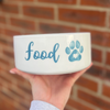 Food Blue Pet Bowl - End of Season Sale - Pretty Perfect Gifts uk