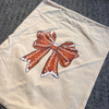 Gingerbread Bow Large Sack - End Of Season Sale - Pretty Perfect Gifts uk