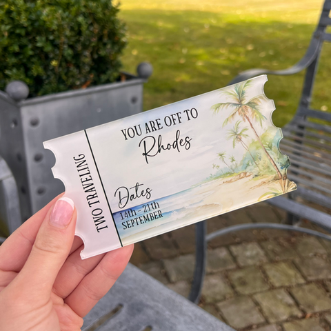 Personalised Tickets