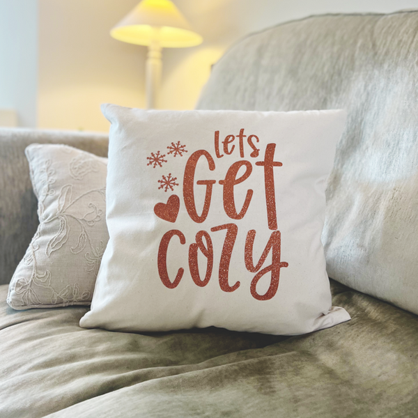 Let's get cozy pillow clearance