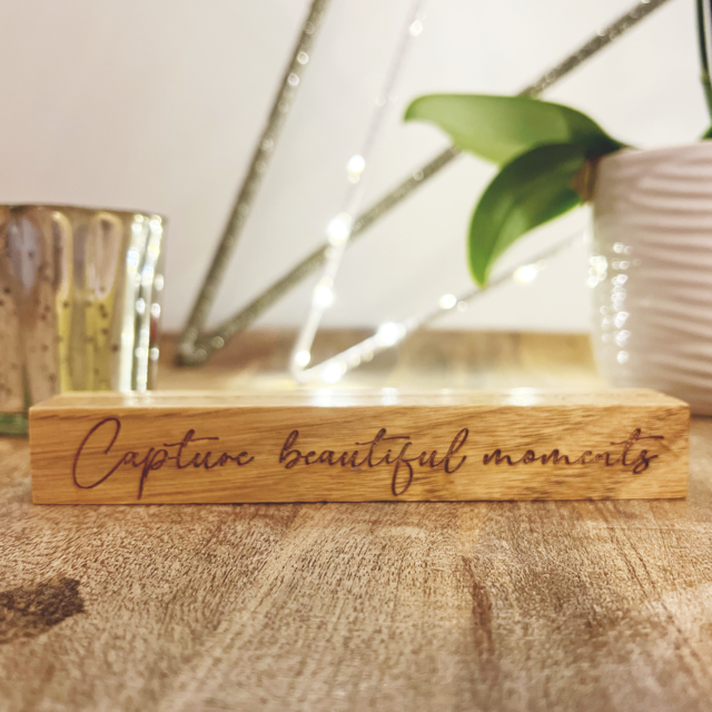 CAPTURE BEAUTIFUL MOMENTS PHOTO BLOCK - Last Chance - Pretty Perfect Gifts uk