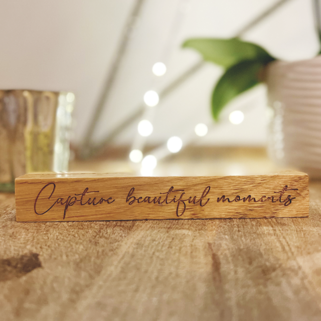 CAPTURE BEAUTIFUL MOMENTS PHOTO BLOCK - Last Chance - Pretty Perfect Gifts uk