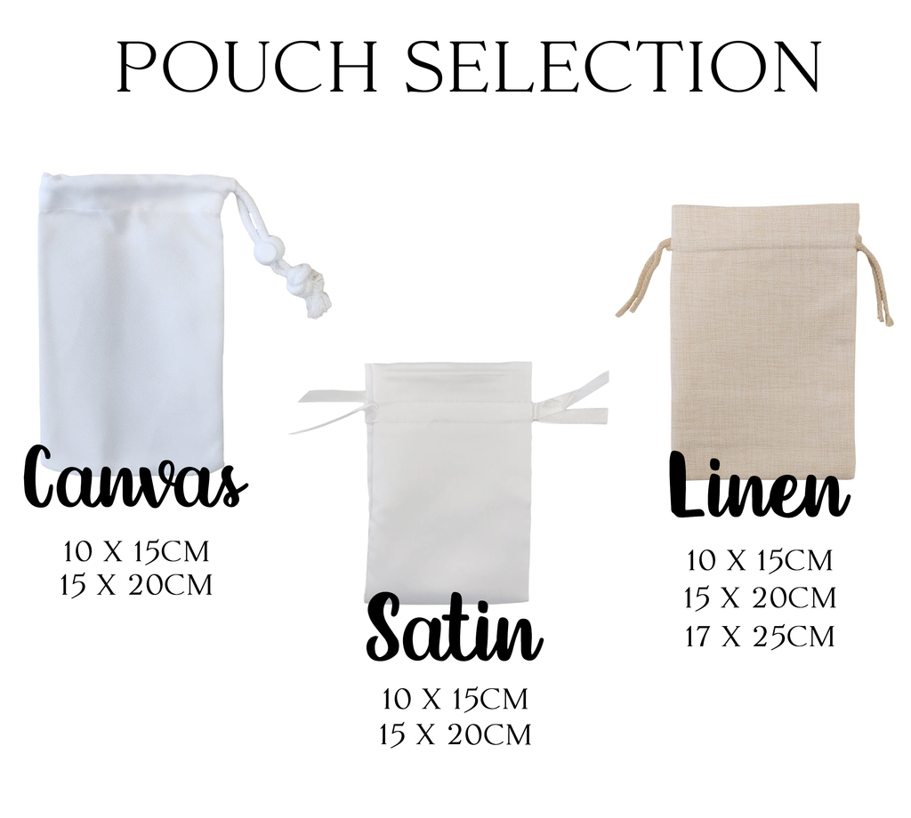 Tea Bags Named Drawstring Pouch - Pretty Perfect Gifts uk