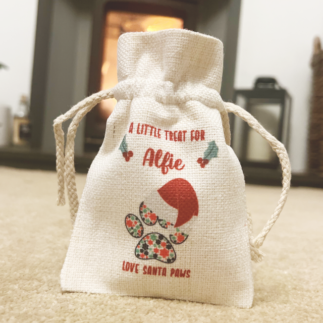 Personalised top drawstring pouch