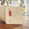 Poinsettia Cocktail Coasters - End of Season Sale - Pretty Perfect Gifts uk