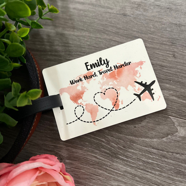 personalised luggage tag 