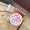 Just A Girl Boss Building Her Empire Coaster - End Of Season Sale - Pretty Perfect Gifts uk